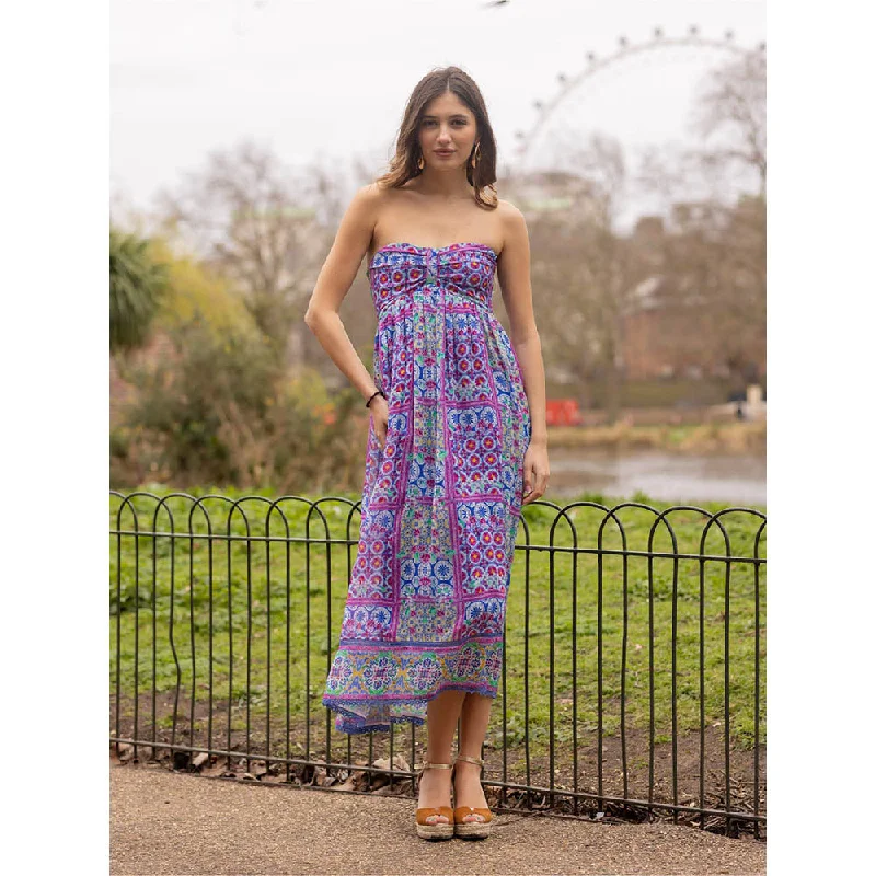 MIRIPRET Positano Multi-Color Fit and Flare Dress