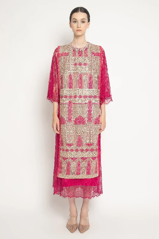 Thara Dress in Fuchsia