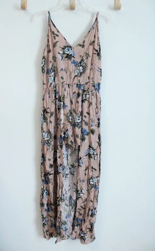 NEW Biu Biu Pink Tropical Print Dress | XL