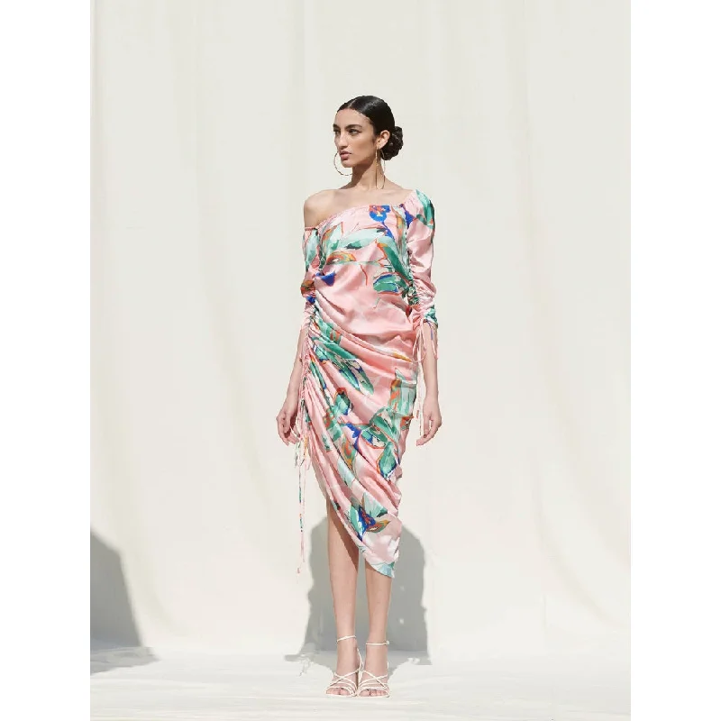 Mandira Wirk Multi-Color Printed Crepe Dress