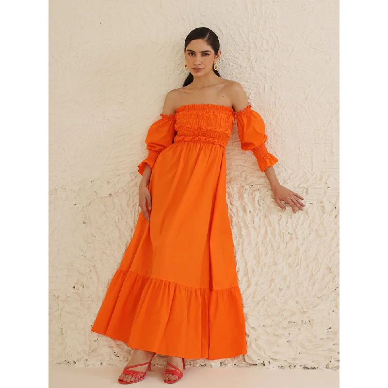 Ashico Eden Dress - Orange