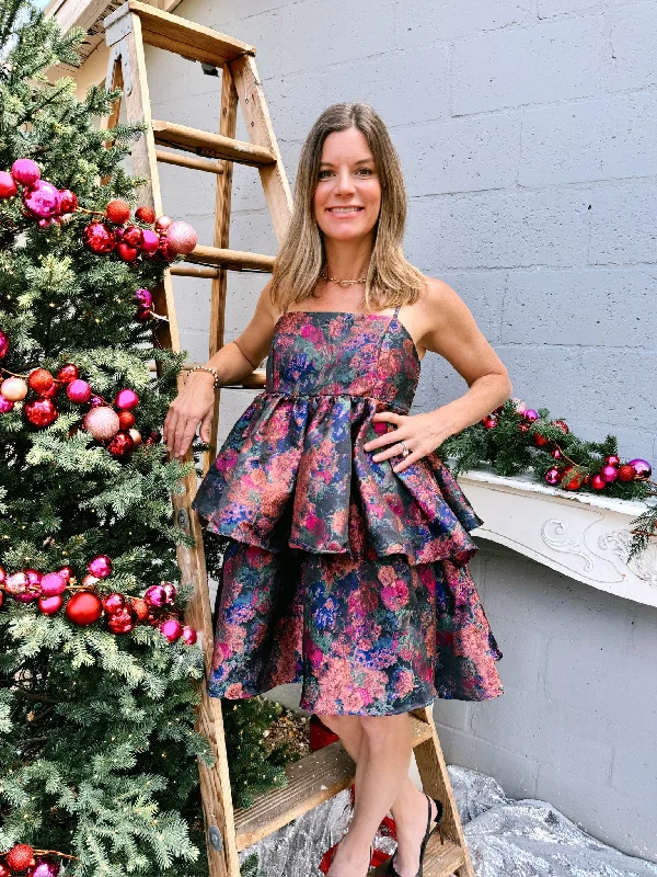 Jewel Tone Tube Dress Mini