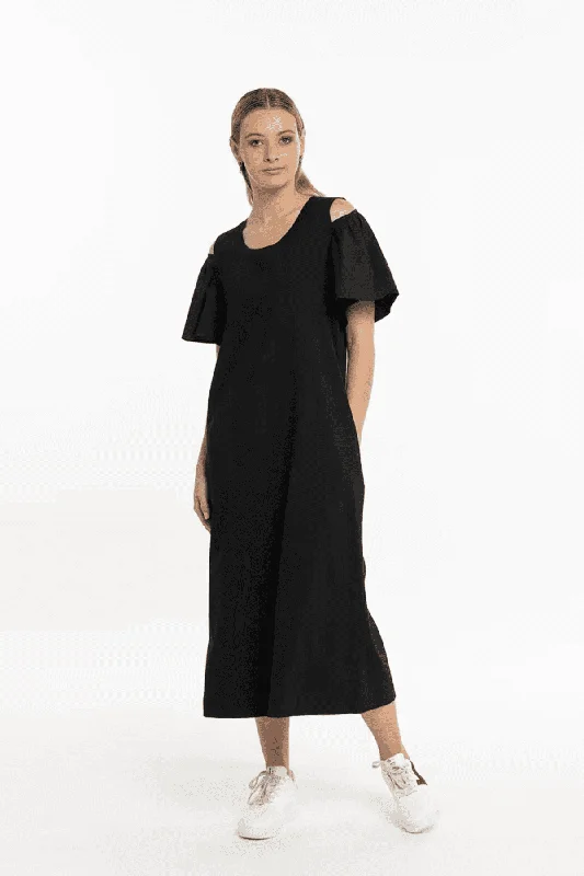 SHINE BRIGHT DRESS BLACK