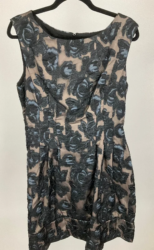 VINCE CAMUTO BLACK/BLUE LACE DRESS SZ 12