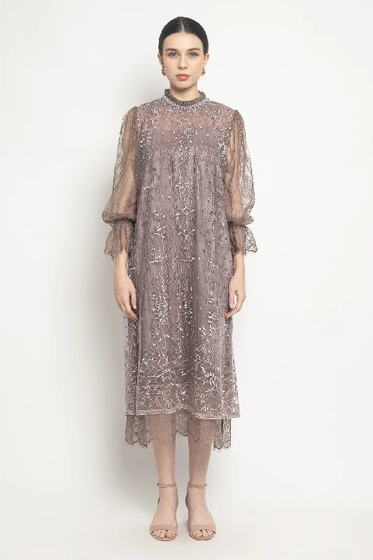 Anum Dress in Dusty Mauve