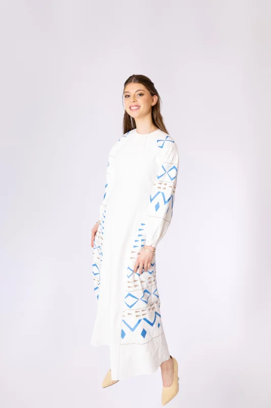 Symmetrical Side Panel Design Dress