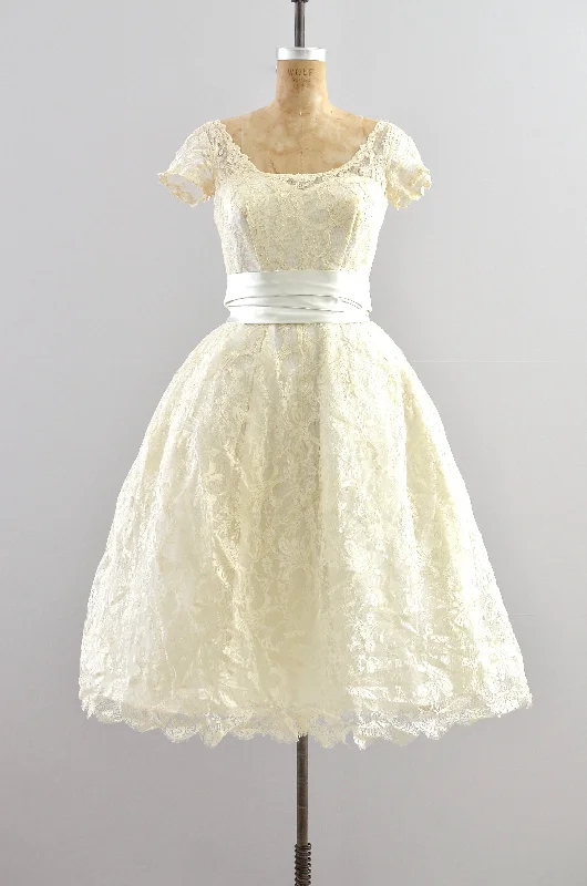 Vintage 1950s Lace Dress