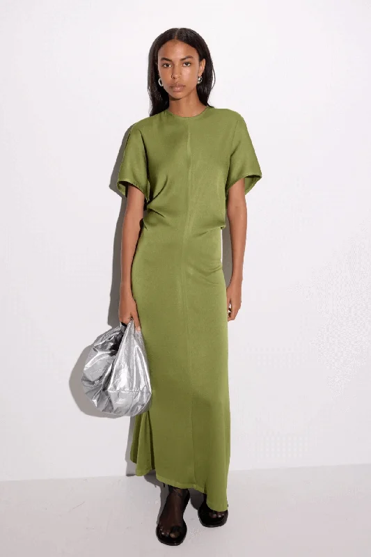 TARA DRESS MOSS