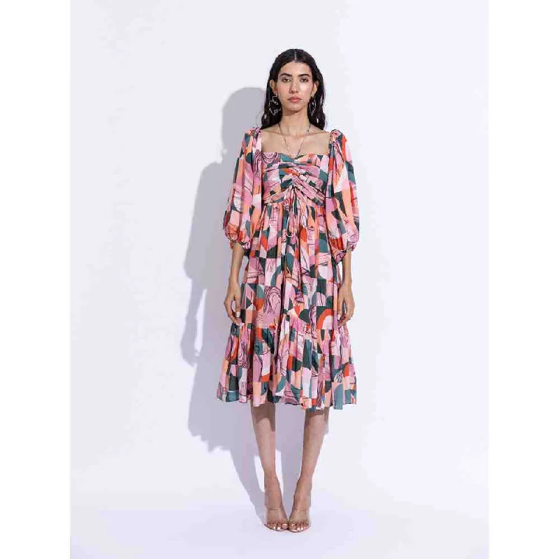 AROOP SHOP INDIA Daisy Multi-Color Dress