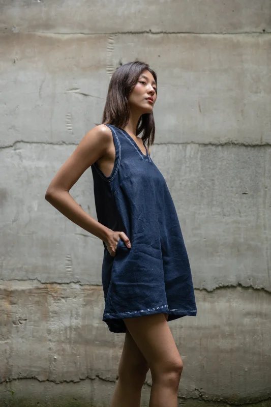 Navy/White