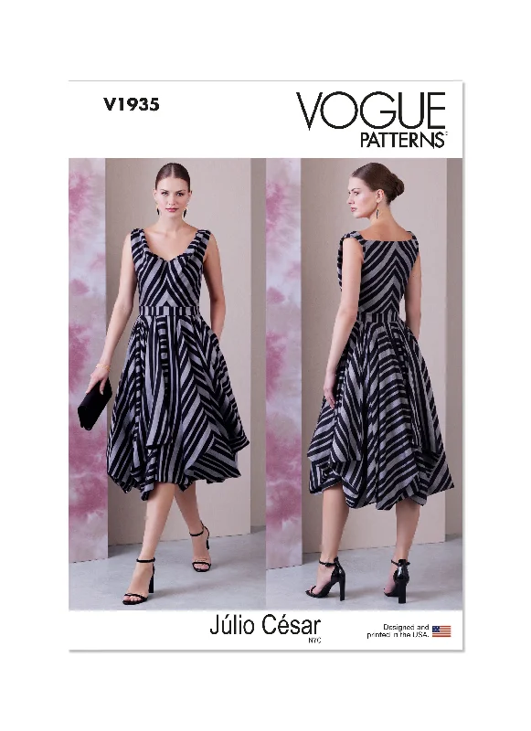 Vogue Pattern V1935 Misses' Dress