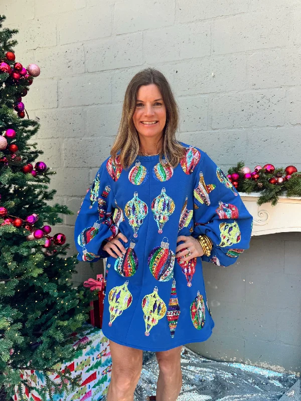 Blue Dress w/ Ornaments