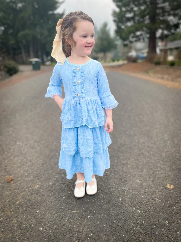 Girl's Dainty Lace Dresses