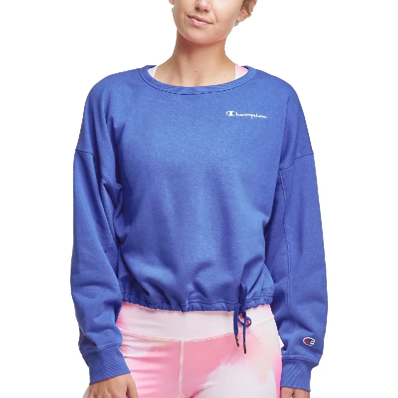 Champion Womens Campus French Terry Logo Sweatshirt