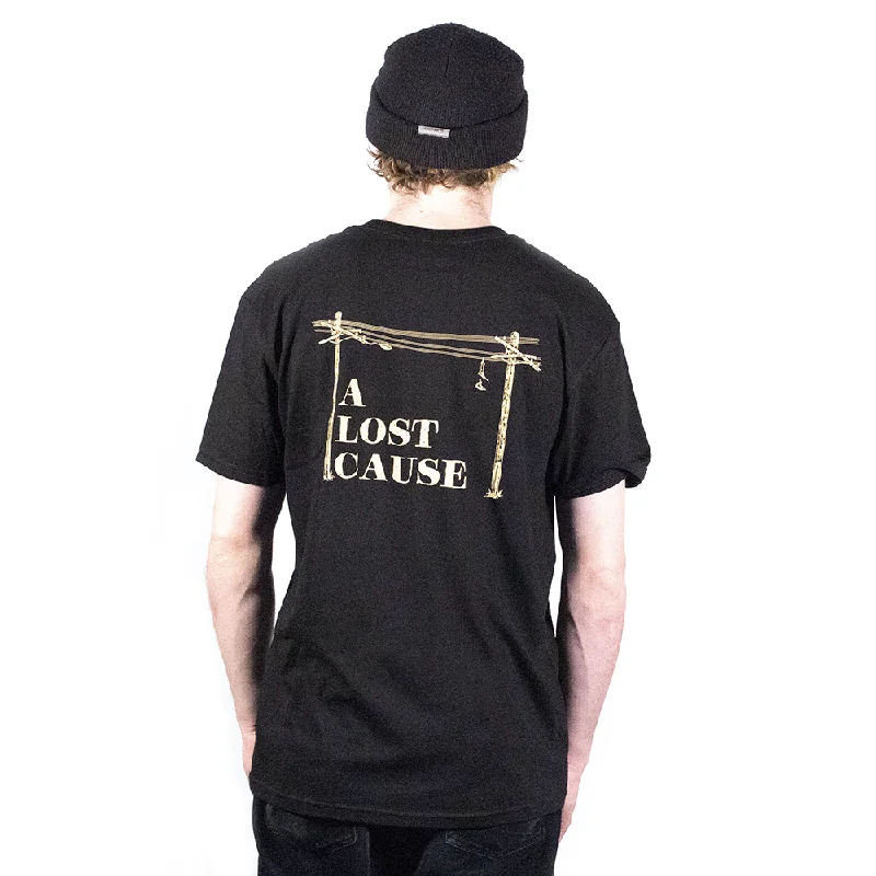 Power Lines T-Shirt Spandex Blend Rayon Blend Denim Blend
