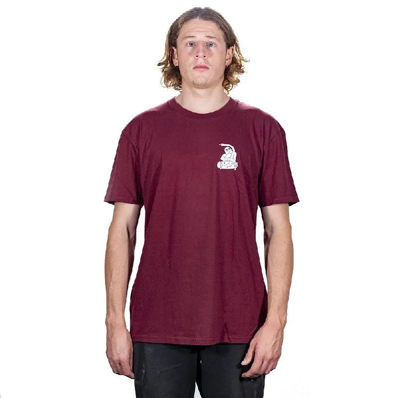 Skating Alien T-Shirt Fleece Nylon Spandex