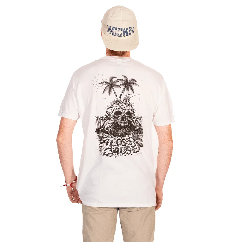 Skull Island T-Shirt Embroidered Appliqued Beaded