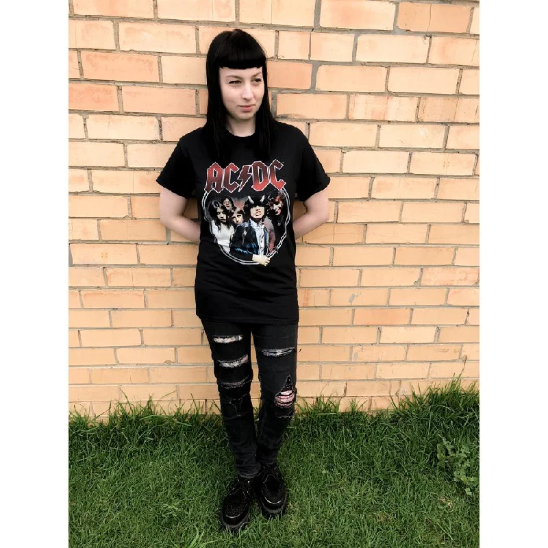 Ac/Dc | Highway To Hell Tour T-Shirt Chenille Brocade Lace