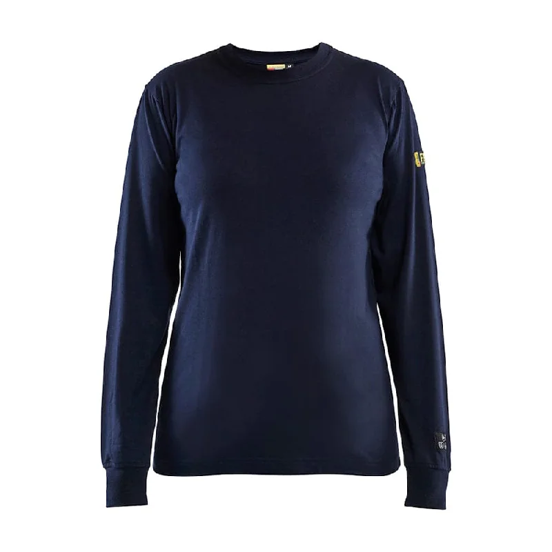 Blaklader 3467 Women'' Flame-Resistant T-Shirt Long Sleeves Casual Formal Business