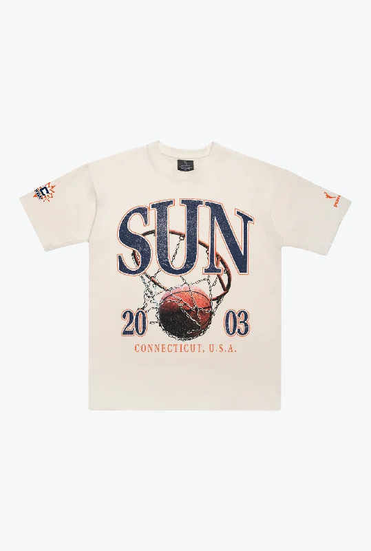 Connecticut Sun Vintage Heavyweight T-Shirt - Ivory Terry Blend Velvet Blend Canvas Blend Connecticut Sun Vintage Heavyweight T-Shirt - Ivory Terry Blend Velvet Blend Canvas Blend