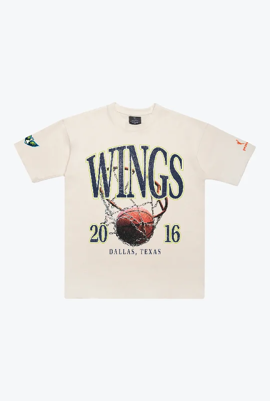 Dallas Wings Vintage Heavyweight T-Shirt - Ivory Spandex Blend Rayon Blend Denim Blend Dallas Wings Vintage Heavyweight T-Shirt - Ivory Spandex Blend Rayon Blend Denim Blend