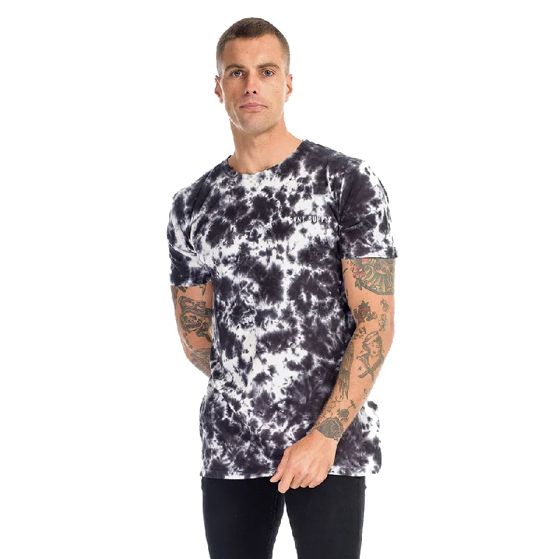 Molotov Counter Culture Tie Dye T-Shirt Welt Pockets Slit Pockets
