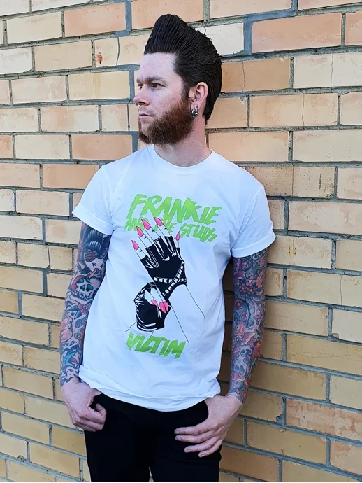 Frankie And The Studs | Gloved Up T-Shirt Print Jacquard Patchwork