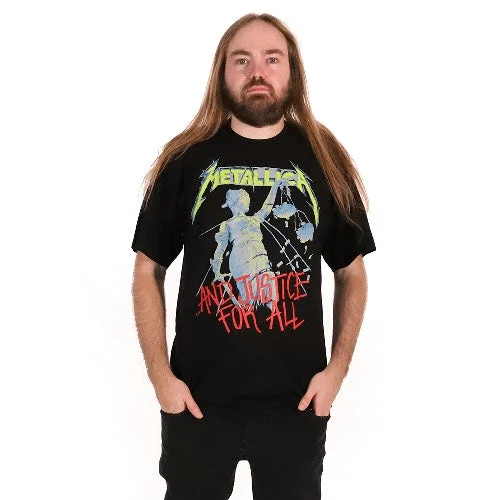 Metallica | And Justice For All Neon T-Shirt Chenille Brocade Lace