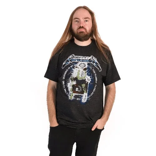 Metallica | Vintage Electric Chair T-Shirt Fleece Nylon Spandex