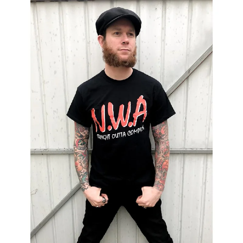 N.W.A | Straight Outta Compton T-Shirt Asymmetrical Pockets Print