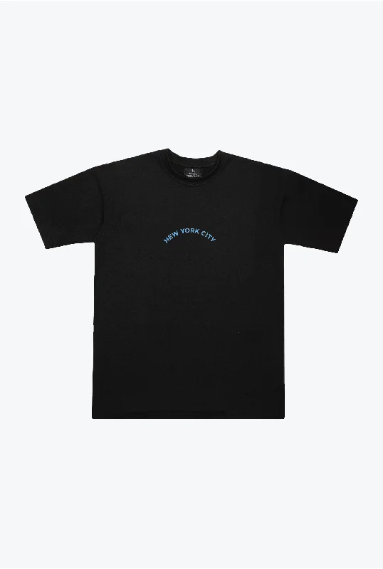 New York City FC Essentials Heavyweight T-Shirt - Black Cozy Warm Stylish
