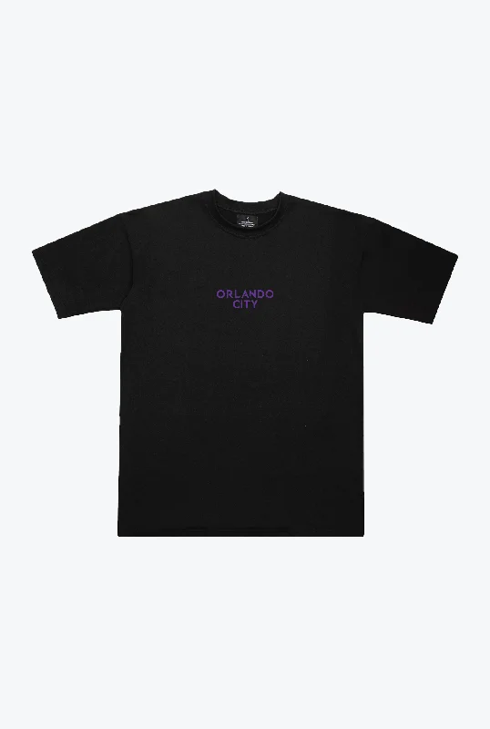 Orlando City SC Essentials Heavyweight T-Shirt - Black Jersey Fabric Tulle Fabric Batik Fabric Orlando City SC Essentials Heavyweight T-Shirt - Black Jersey Fabric Tulle Fabric Batik Fabric