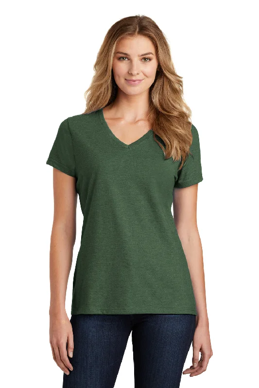 Port & Company Womens Fan Favorite Short Sleeve V-Neck T-Shirt - Heather Forest Green Elasticated Padded Insulated Port & Company Womens Fan Favorite Short Sleeve V-Neck T-Shirt - Heather Forest Green Elasticated Padded Insulated