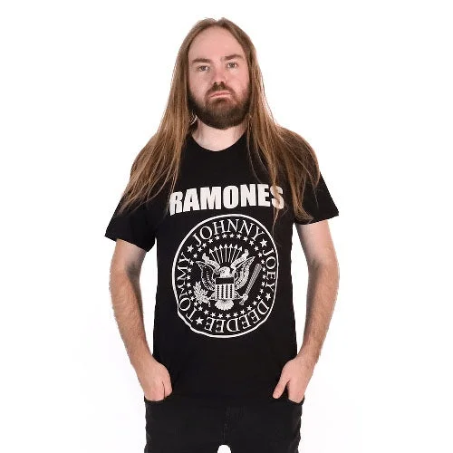 Ramones | Logo T-Shirt Seamless Knitted Crochet