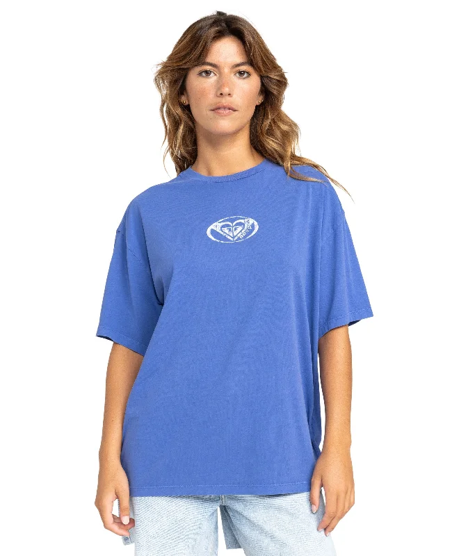 Roxy Sun Over The Sand B T-Shirt Lace Blend Ribbed Blend Corduroy Blend