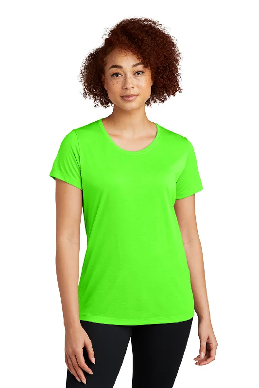Sport-Tek Womens Competitor Moisture Wicking Short Sleeve Scoop Neck T-Shirt - Neon Green Ribbed T-Shirt High Neck Heavyweight Sport-Tek Womens Competitor Moisture Wicking Short Sleeve Scoop Neck T-Shirt - Neon Green Ribbed T-Shirt High Neck Heavyweight