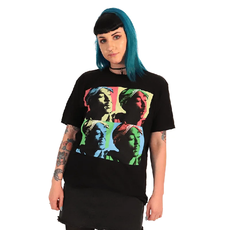 Tupac | Pop Art T-Shirt Chenille Blend Fleece Blend Nylon Blend