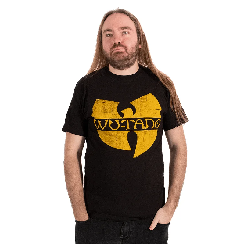 Wu Tang Clan | Classic Yellow Logo T-Shirt Chenille Blend Fleece Blend Nylon Blend