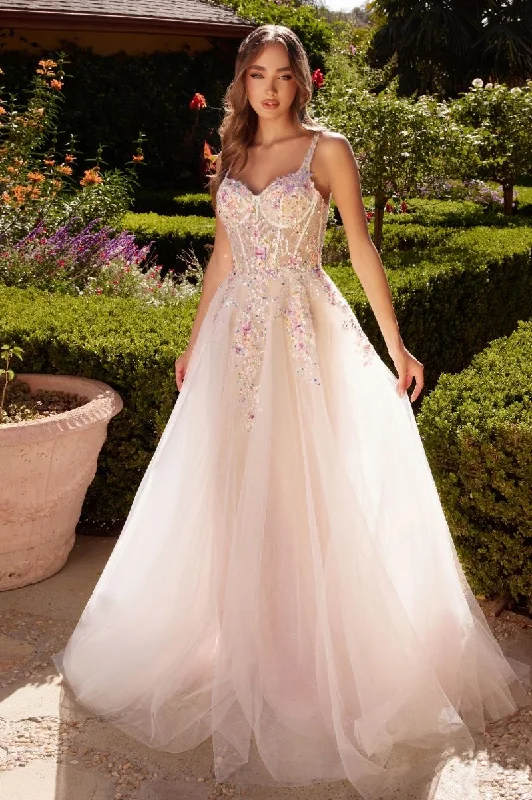 Andrea & Leo A1288 Formal Floral Prom Long Dress Tunics Stylish modern