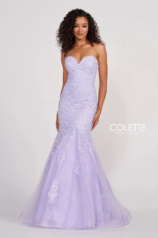 Colette CL2005 Fitted Formal Mermaid Prom Long Dress Tunics Gym athletic