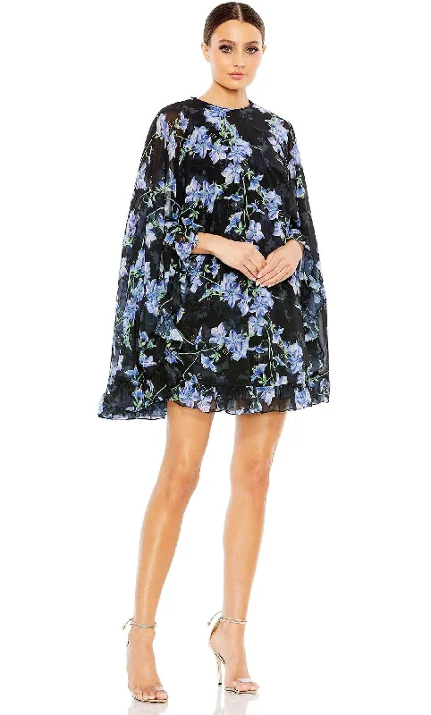 Ieena Duggal 56028 - Cape Dress Tunics Leisure comfortable