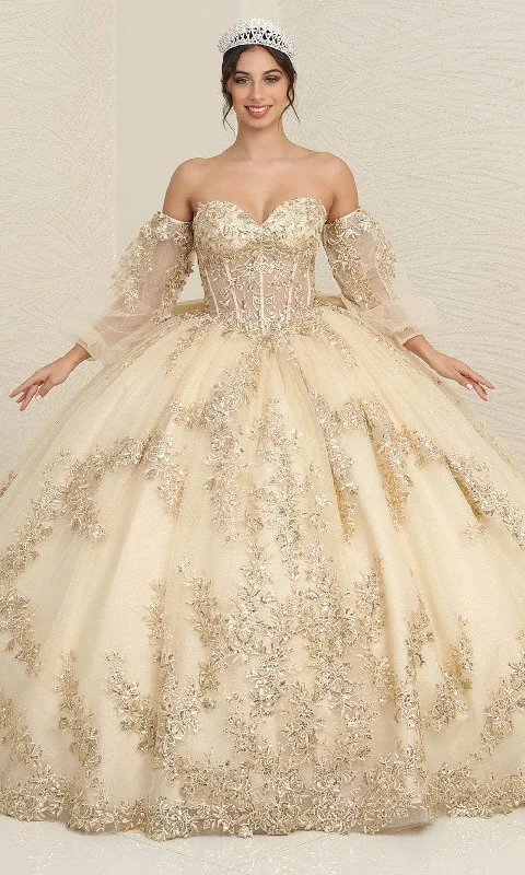 May Queen LK251 - Cape Sweetheart Ballgown Tunics Top rated