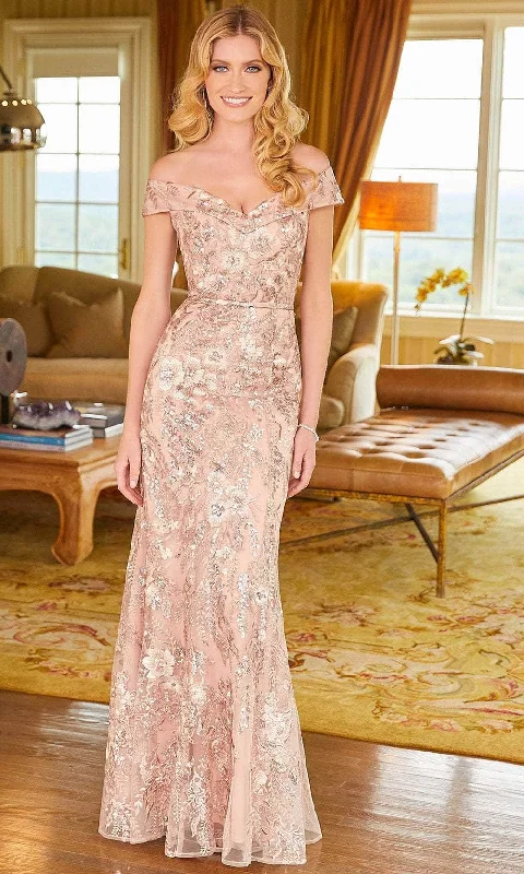 Mori Lee 72506 - Floral Embroidered Long Dress sweetheart Neckline Romantic