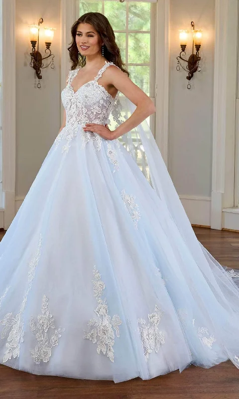 Rachel Allan RB4182 - Sweetheart Lace Bridal Gown with Cape Tunics Versatile stylish Rachel Allan RB4182 - Sweetheart Lace Bridal Gown with Cape Tunics Versatile stylish