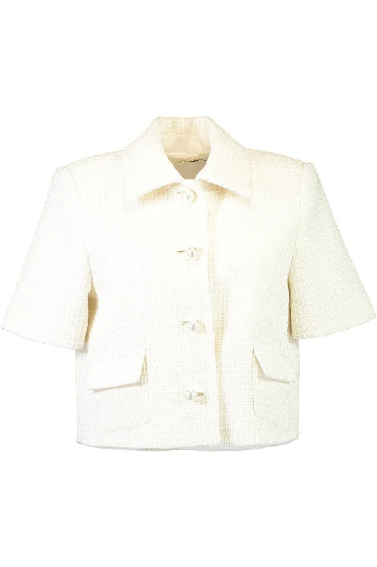 Cropped Marseille Jacket Welt Pockets Slit Pockets Flap Pockets