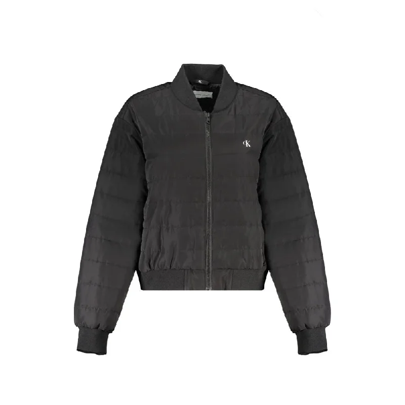 Calvin Klein  Polyester Jackets & Women's Coat Fitted Jacket Loose Jacket Oversized Jacket