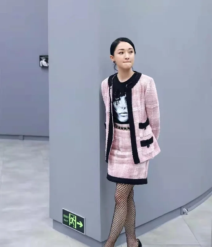 High Quality Brand Winter Clothes for Women Luxury Designer Elegant Pink Tweed Jackets Korean Fashion Wool Jaqueta Feminina Zippered Front Buttoned Front Snap Front High Quality Brand Winter Clothes for Women Luxury Designer Elegant Pink Tweed Jackets Korean Fashion Wool Jaqueta Feminina Zippered Front Buttoned Front Snap Front