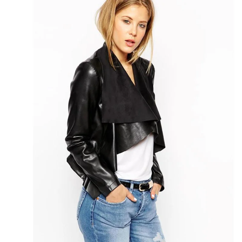 JECKSION 2016 jacket for women coat womens winter jackets and coats long sleeve black PU leather jaqueta feminina #LYW Mesh Jacket Canvas Jacket Denim Jacket JECKSION 2016 jacket for women coat womens winter jackets and coats long sleeve black PU leather jaqueta feminina #LYW Mesh Jacket Canvas Jacket Denim Jacket