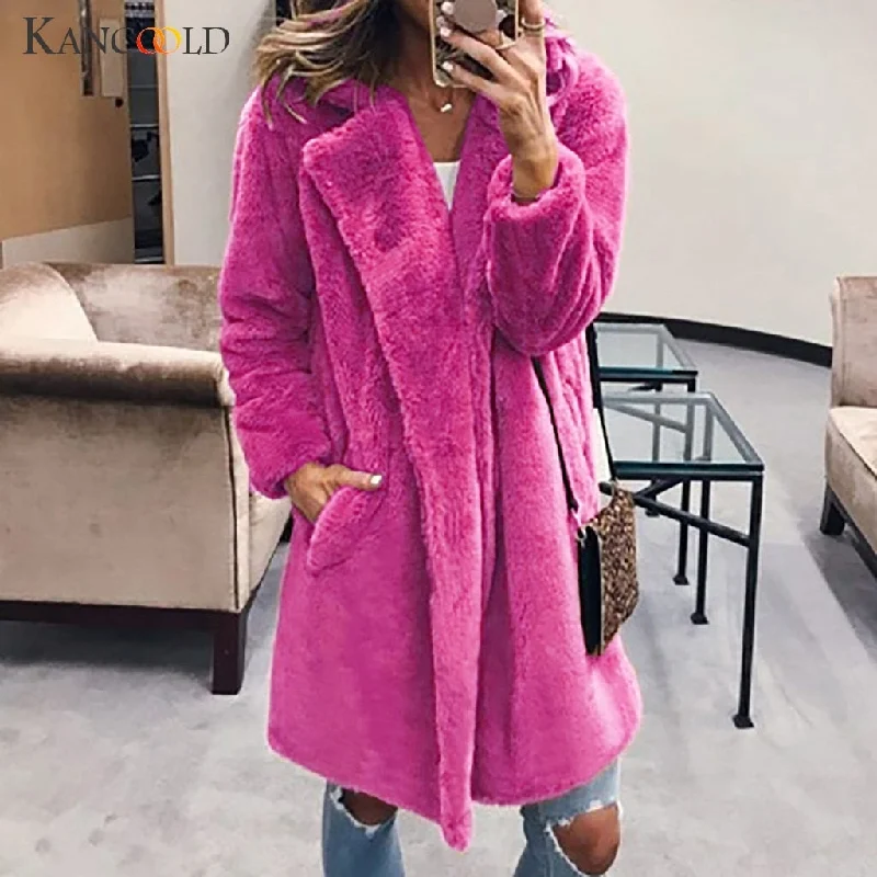 KANCOOLD coats MINIMALIST STYLE Ladi Warm Faux Fur Outerwear Winter Solid Turn Down Collar new coats and jackets women 2019Sep20 Jersey Jacket Tulle Jacket Batik Jacket KANCOOLD coats MINIMALIST STYLE Ladi Warm Faux Fur Outerwear Winter Solid Turn Down Collar new coats and jackets women 2019Sep20 Jersey Jacket Tulle Jacket Batik Jacket