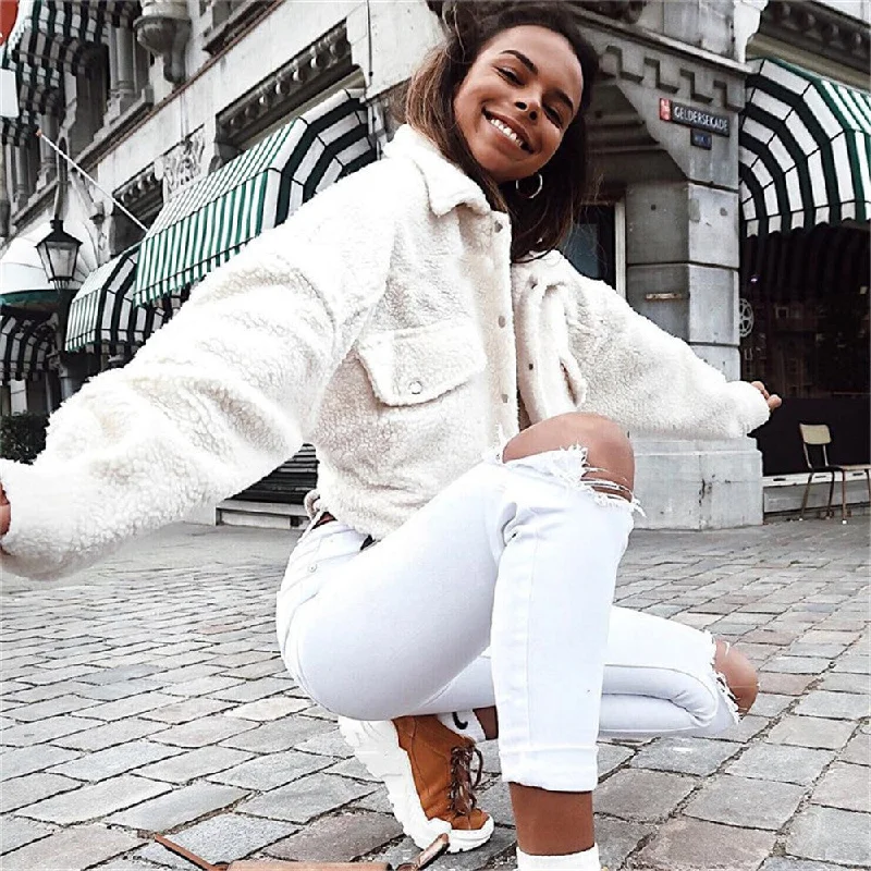 malianna Faux Fur Cropped Jacket 2018 Autumn Women Fashion Coats and Jackets Winter Abrigos Mujer Elegante Plus Size Teddy Coats Herringbone Jacket Houndstooth Jacket Plaid Jacket malianna Faux Fur Cropped Jacket 2018 Autumn Women Fashion Coats and Jackets Winter Abrigos Mujer Elegante Plus Size Teddy Coats Herringbone Jacket Houndstooth Jacket Plaid Jacket